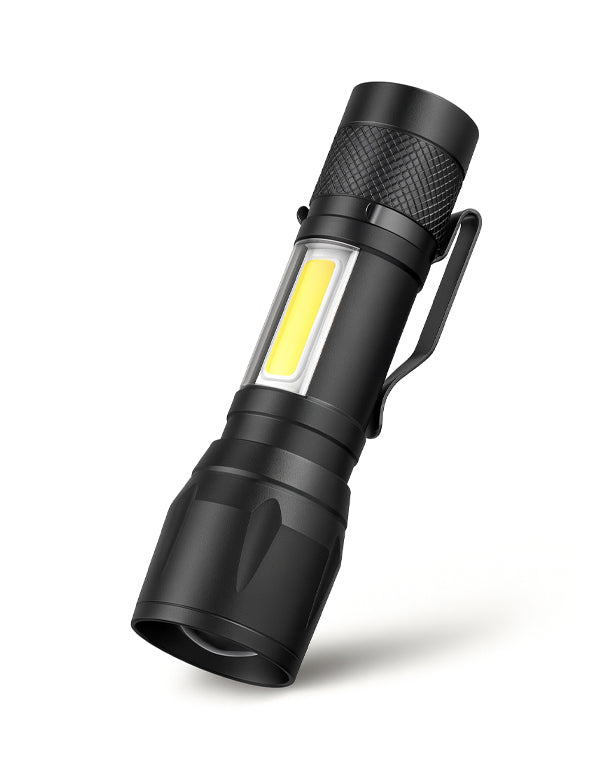 Greenlands Mini LED Rechargeable Flashlight – Pocket Torch with 3 Modes
