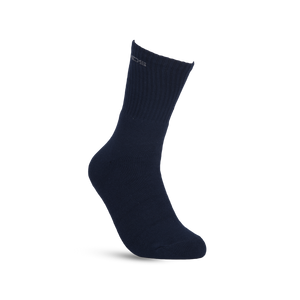 GreenLands QUADRA Crew Socks (Pack of 3) for Stylish Everyday Comfort Black