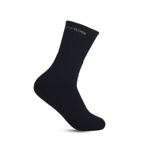 GreenLands QUADRA Crew Socks (Pack of 3) for Stylish Everyday Comfort Black Color