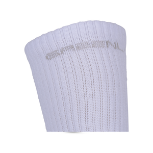 GreenLands QUADRA Crew Socks (Pack of 3) for Stylish Everyday Comfort White Color Closer View