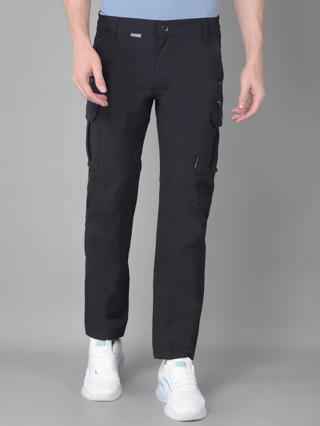 GreenLands QUADRA Trouser Black Color Front View