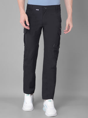 GreenLands QUADRA Trouser Black Color Front View