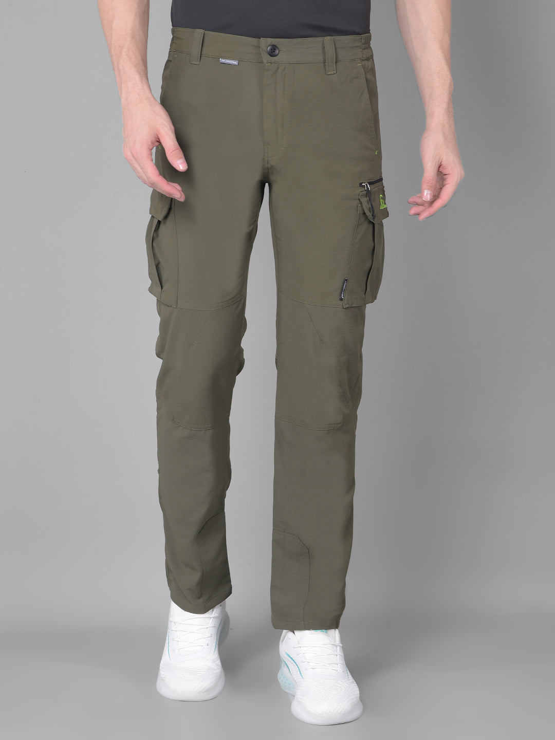 GreenLands QUADRA Trouser Olive Color Front View1