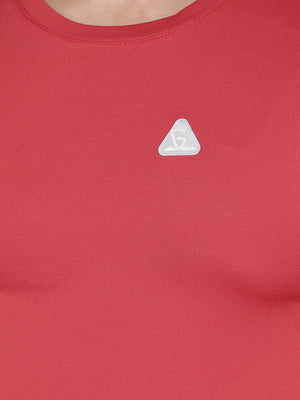 GreenLands T-Shirt FS TRISH R Maroon Color Closer View