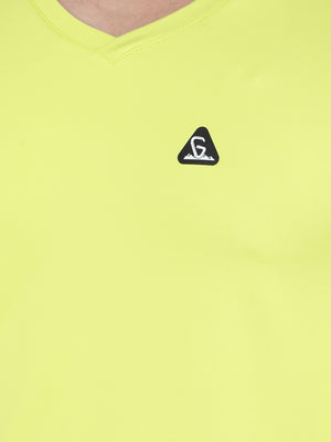 GreenLands T-Shirt FS TRISH V F Green Color Closer View