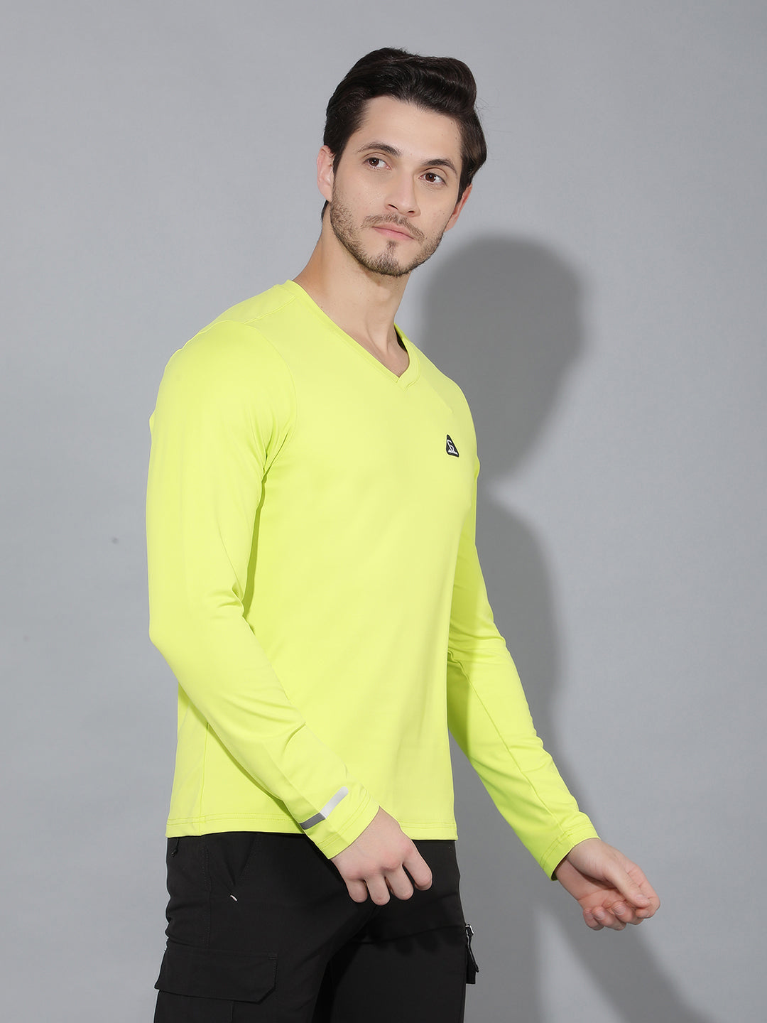 GreenLands T-Shirt FS TRISH V F Green Color Side View