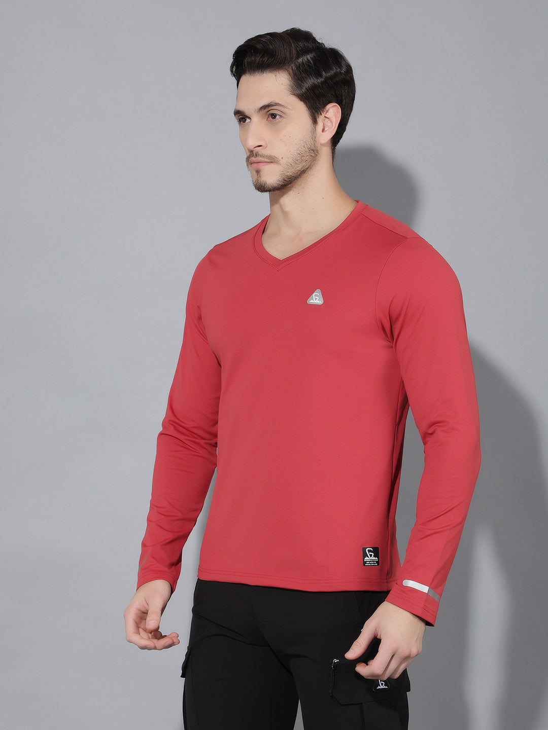 GreenLands T-Shirt FS TRISH V Maroon Color