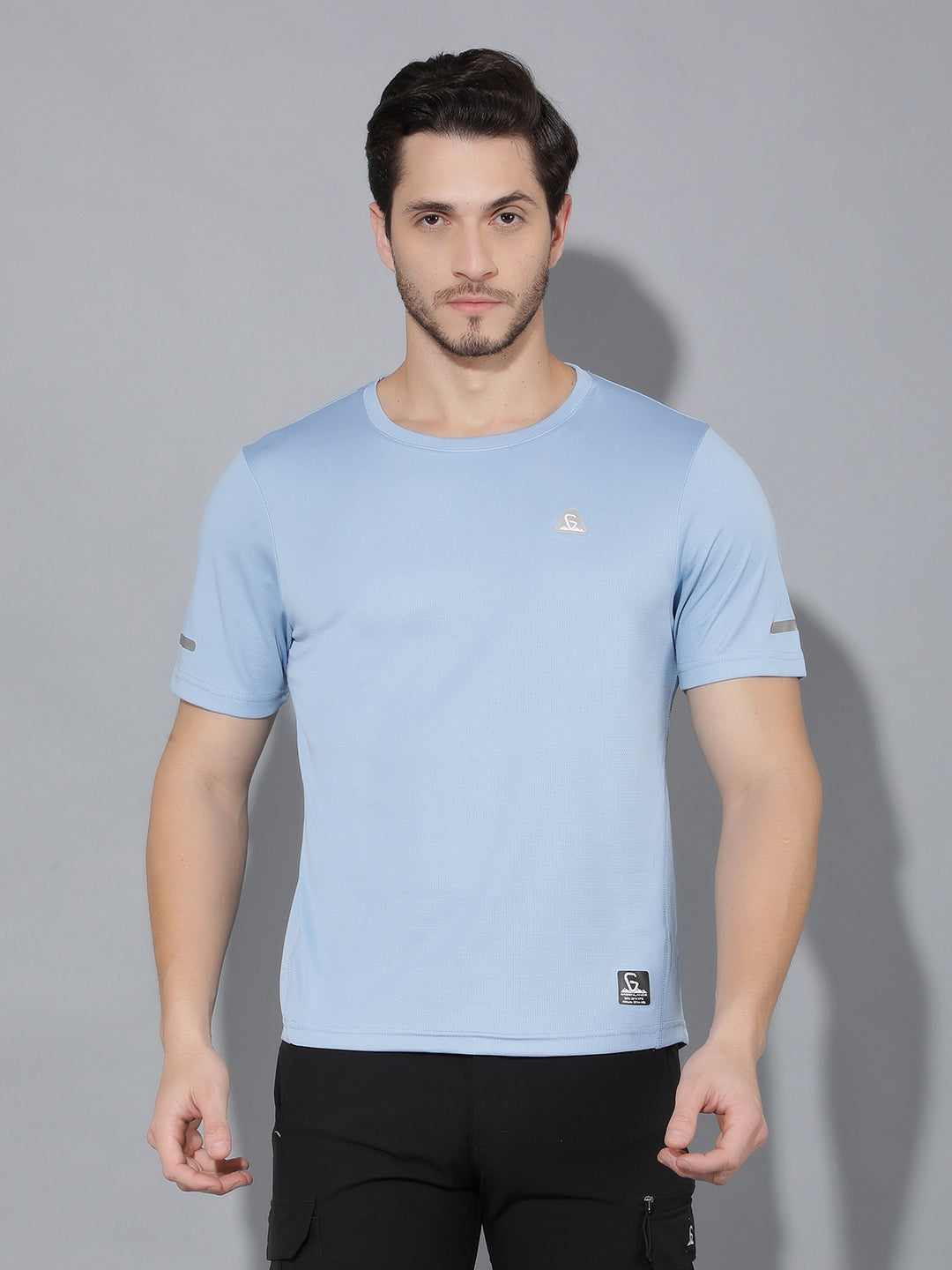 GreenLands T-Shirt HS KNIT R Sky Blue Color