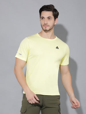 GreenLands T-Shirt HS STRIA R Pastel Yellow Color