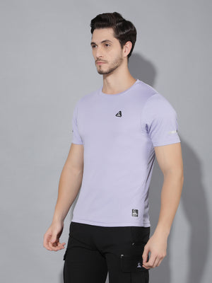 GreenLands T-Shirt HS STRIA R Purple Color Side View