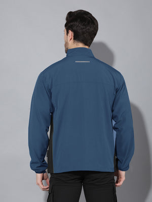 GreenLands Windbreaker DUO Teal Blue Backside View