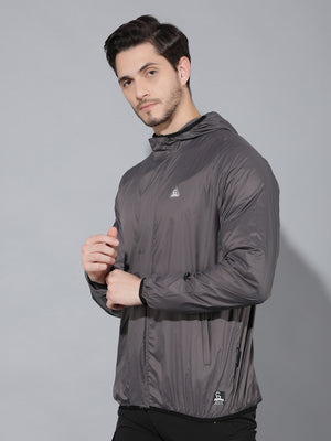 GreenLands Windcheater UNO Light Grey Color Side View