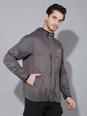 GreenLands Windcheater UNO Light Grey Color Side View