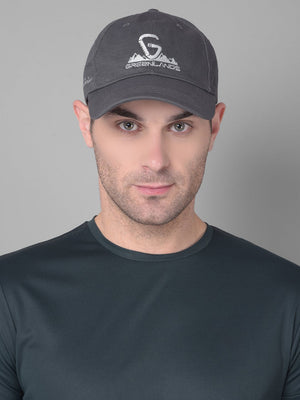 Greenlands Adjustable Cotton fabric Trish Cap Grey Color for Outdoor Adventure Upper View