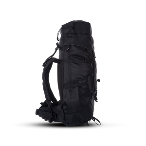 Greenlands Axido Adventure Rucksack Black Color 50 Litres Side View