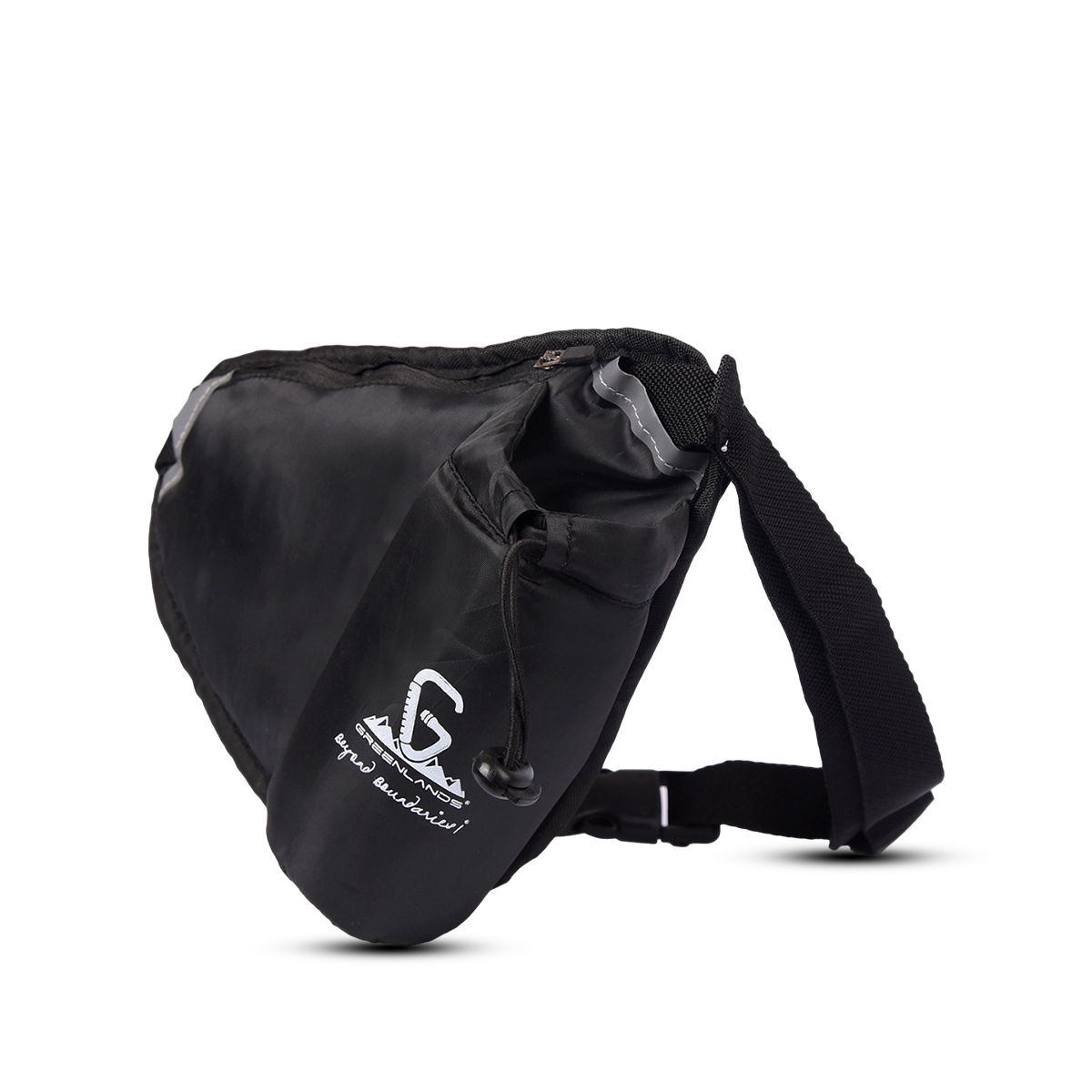 Greenlands Bottle Carrier Bag Super Black Color for Outdoor adventures Side View