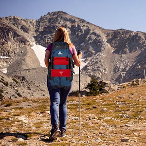 Greenlands Camping Chair Mild Steel Red Color for Outdoor adventures Real View