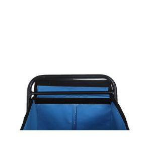 Greenlands Camping Storage Bin 30 Mild Steel Blue Camo for outdoor Adventures Bottom Closer View