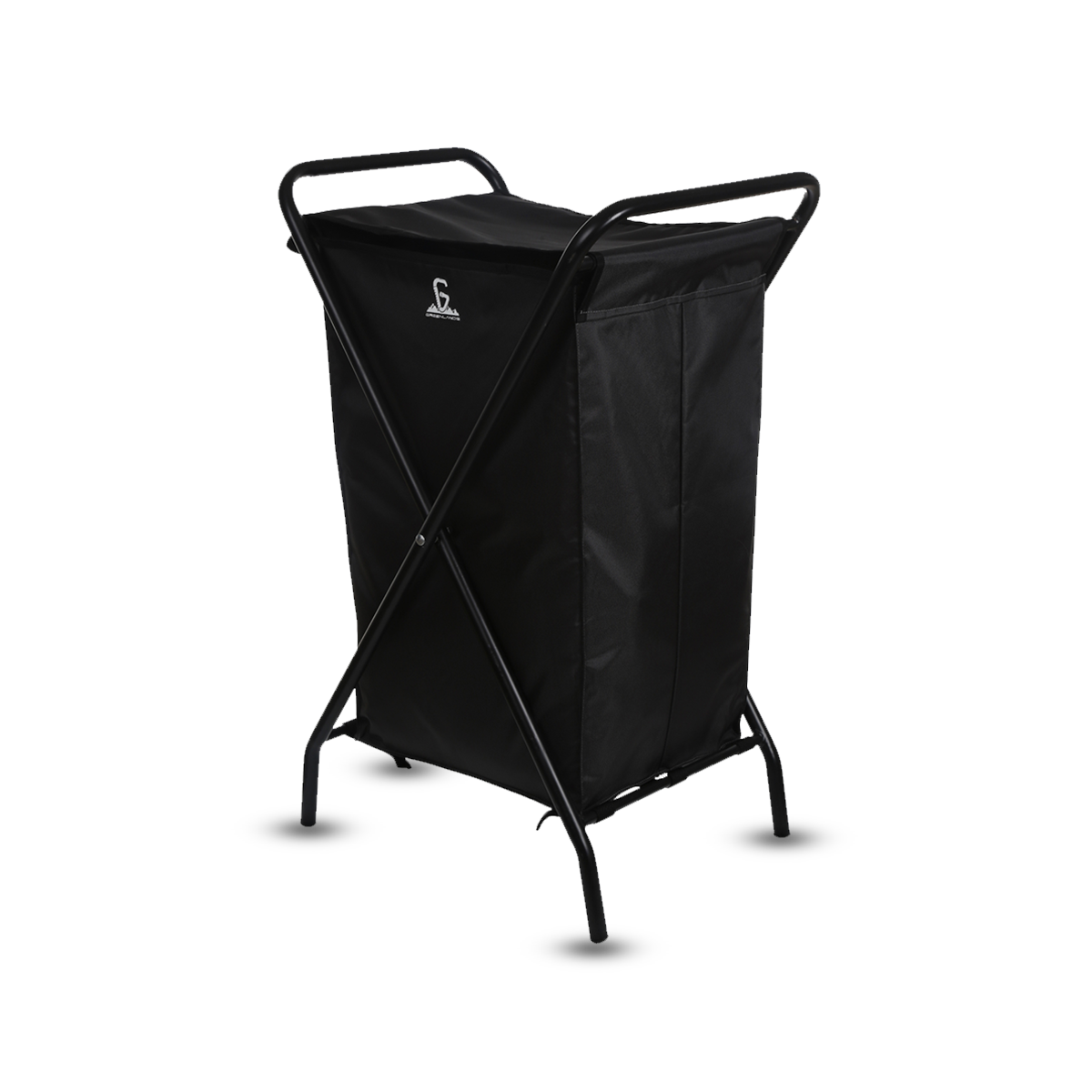 Greenlands Camping Storage Bin 30 Mild Steel Grey for outdoor Adventures Side View