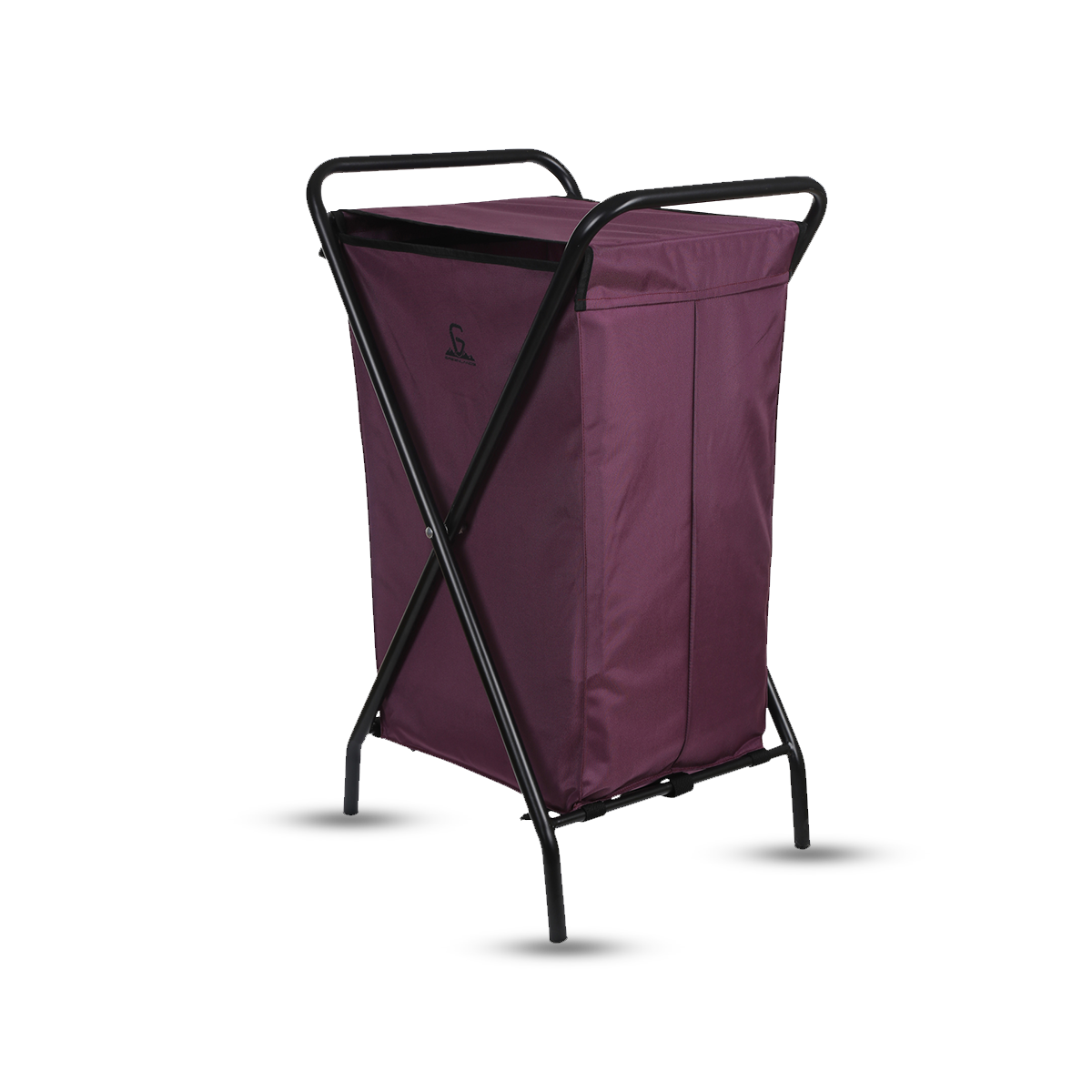 Greenlands Camping Storage Bin 30 Mild Steel Wine for outdoor Adventures Front and Side View