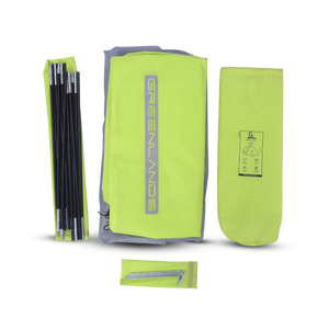 Greenlands Camping Tent for Intimate Adventures in Nature Green Parts