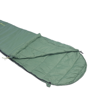Greenlands Cozy Comfort Outdoor Sleeping Bags for Adventure Green Color Inside View