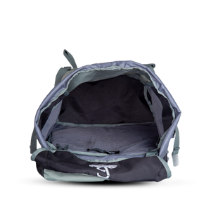 Greenlands Cria Adventure Travel Rucksack Bag Grey Color 45 Litres Inside View