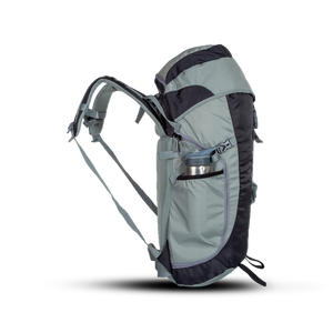 Greenlands Cria Adventure Travel Rucksack Bag Grey Color 50 Litres Side View