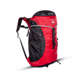 Greenlands Cria Adventure Travel Rucksack Bag Red Color 50 Litres Front and Side View