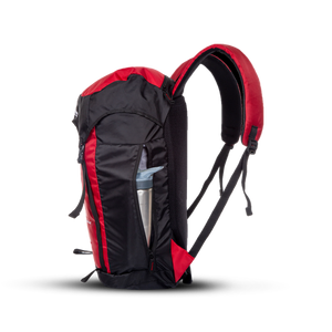 Greenlands Cria Adventure Travel Rucksack Bag Red Color 55 Litres Side View