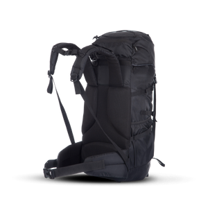 Greenlands Globo Adventure Rucksack Black Color 45 Litres Backside View