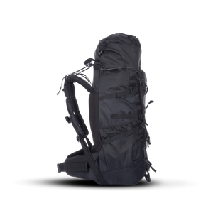 Greenlands Globo Adventure Rucksack Black Color 45 Litres Side View