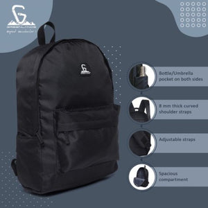 Greenlands Kangaroo Campus Backpack Black Color Features