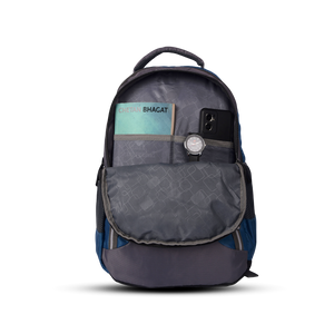 Greenlands Martian Laptop Work Backpack Blue Color InSide View