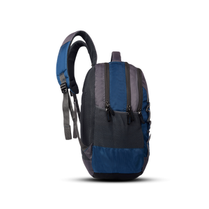 Greenlands Martian Laptop Work Backpack Blue Color Side View