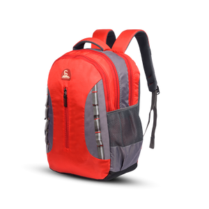 Greenlands Martian Laptop Work Backpack Grey Color Front and Side View