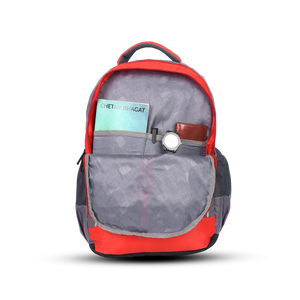 Greenlands Martian Laptop Work Backpack Grey Color inside View