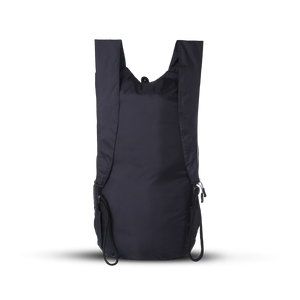 Greenlands Packable Backpack Black Color for Outdoor adventures Back Side View