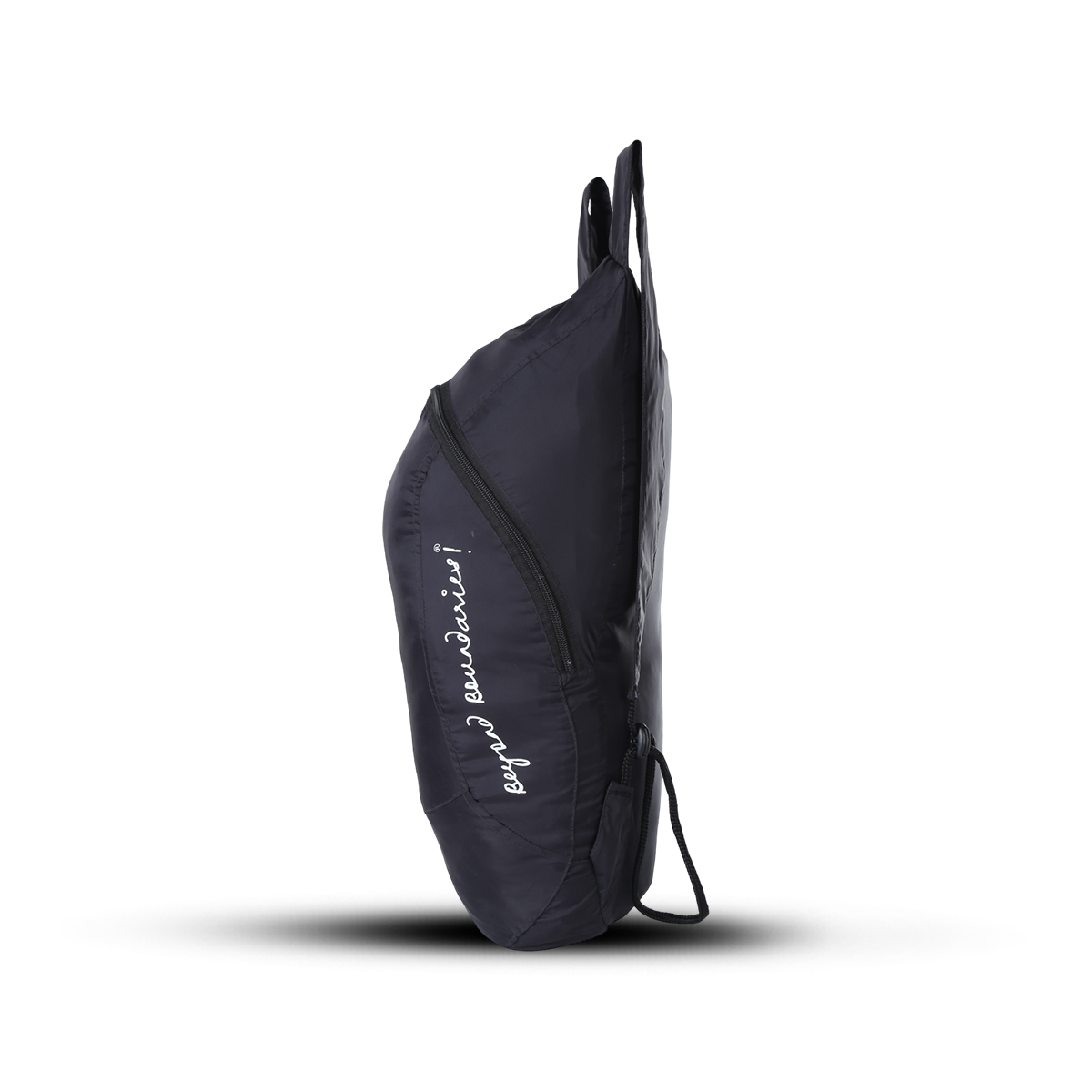 Greenlands Packable Backpack Black Color for Outdoor adventures Side View