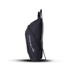 Greenlands Packable Backpack Black Color for Outdoor adventures Side View