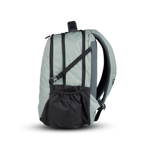 Greenlands Quad Laptop Work Backpack Light Grey Color Side View