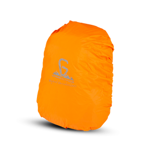 Greenlands Quad Laptop Work Backpack Light Grey Color With Yellow Rain Cover