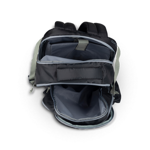 Greenlands Quad Work Laptop Backpack Dark Grey Color Inside View