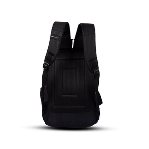 Greenlands Stria Campus Backpack Grey-Black Color Backside View