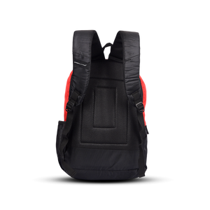 Greenlands Stria Campus Backpack Red Color Backside View