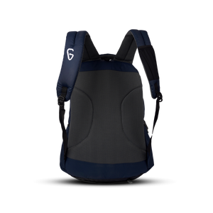 Greenlands Torpedo Laptop Work Backpack Orange Color Backside View