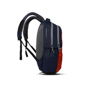 Greenlands Torpedo Laptop Work Backpack Orange Color Side View