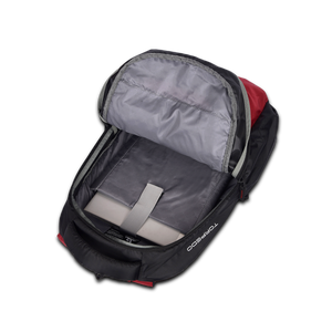 Greenlands Torpedo Laptop Work Backpack Red Color Closer View