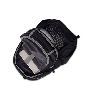 Greenlands Vignette Campus Backpack Light Grey Color Pocket View