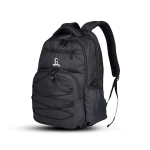 Greenlands Ziggy Laptop Work Backpack Dark Grey Color Front and Side View